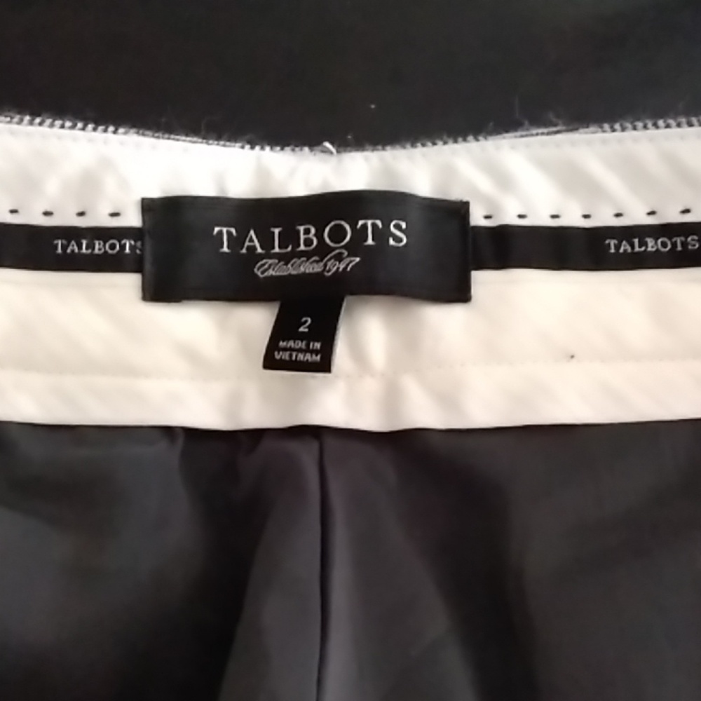 TALBOTS Cropped Wool Pants - Picture 2 of 8